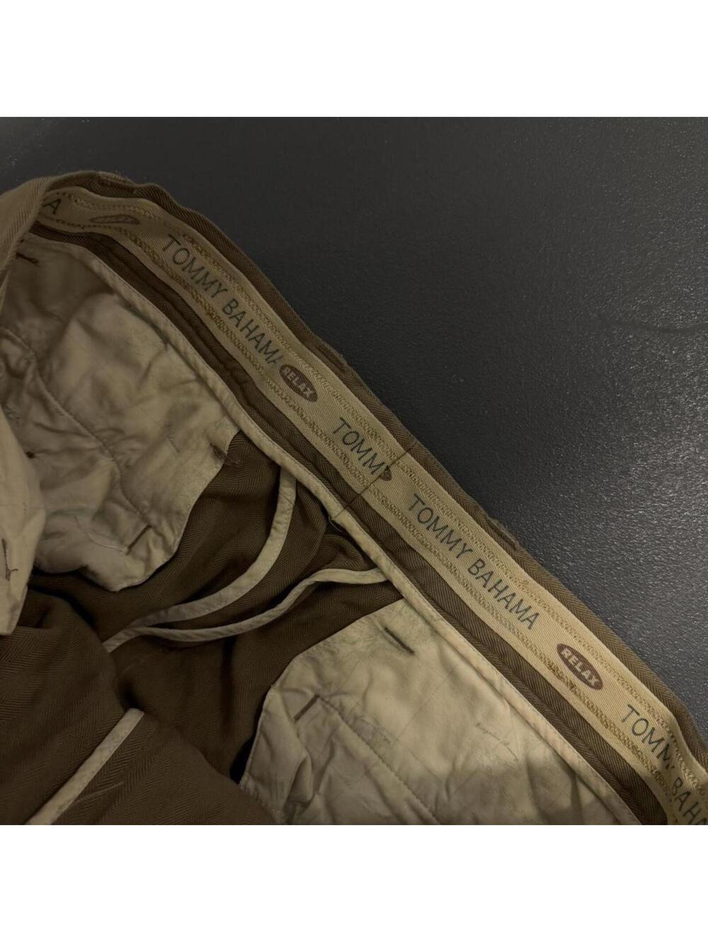 Tommy Bahama Men's Brown and Khaki Trousers - Picture 2 of 5